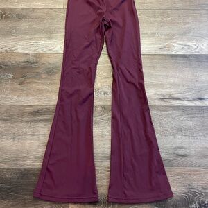 Werk Women's Burgundy Boot Cut Pants/leggings EUC size XSP